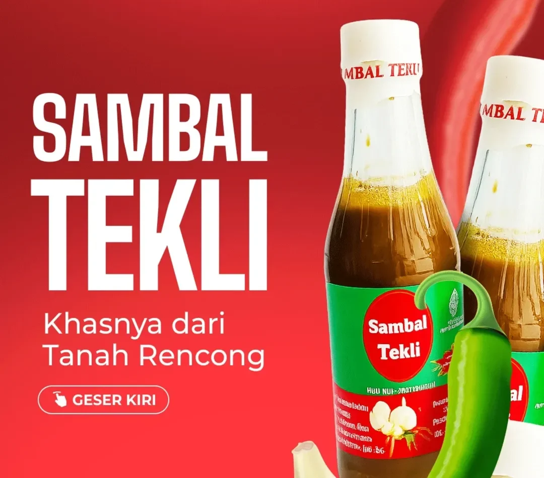 Sambal Tekli dengan rasa khas yang digemari pelanggan! Cocok untuk pelengkap menu usaha kuliner